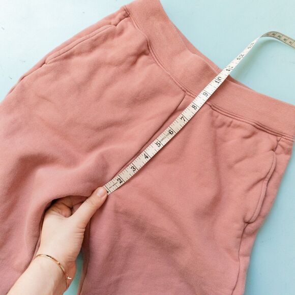 Girlfriend Collective Birch 50/50 Crop Sweatshirt Classic Jogger Sweat Set XS - Picture 8 of 10